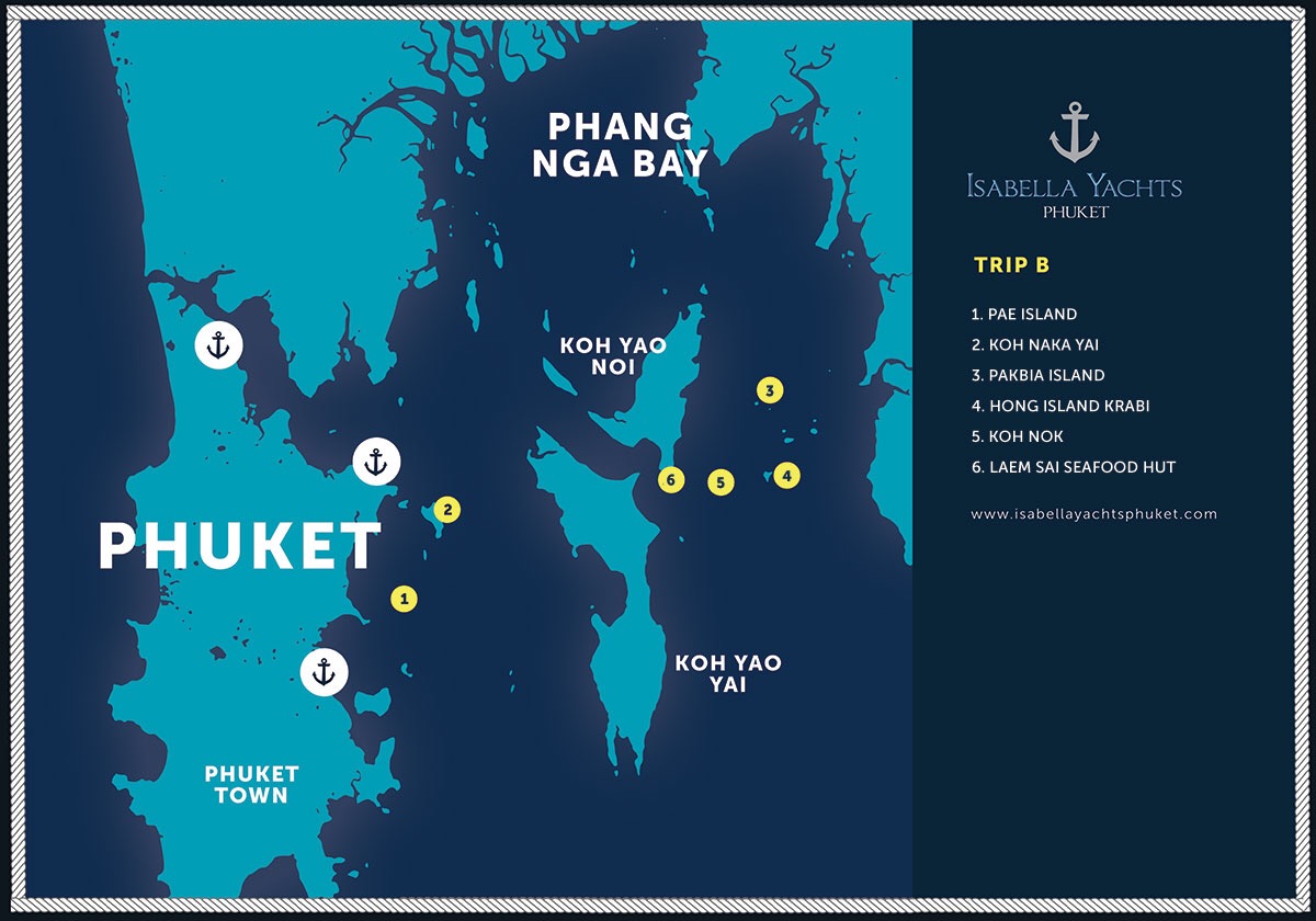 Relax Islands Day Trip Map